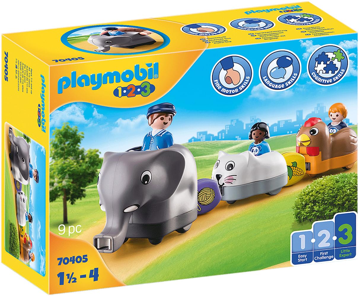 

Playmobil Premo 1, 2, 3 Animal Train (2023) 70405