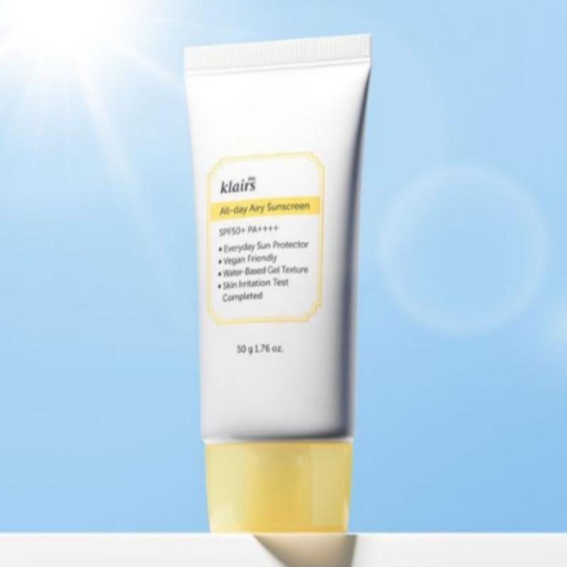 

Dear Klairs All Day Airy Sunscreen SPF50+ PA++++ 50g