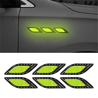 Car Fender Hood Bumper Reflective Decal Safety Warning Stripe Stickers Car Protection Body Stickers Decoration Universal