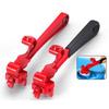 Llave de Tambor de Aluminio 3 en 1 Llave de Tapón Tambor de 55 Galones Cubo de 5 Galones Barra Abridora Llave Abridora de Barriles Tapa de Tambor de Pintura y Aceite