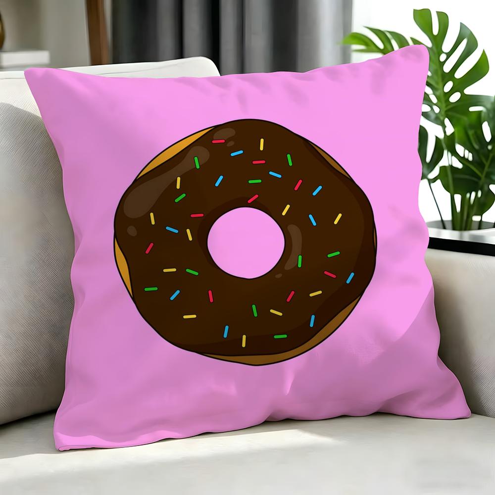 Cartoon ddonut Cushion Cover Cushion Cover Set Pcs x x x Pillowcase Decorative Sofa Home Decor