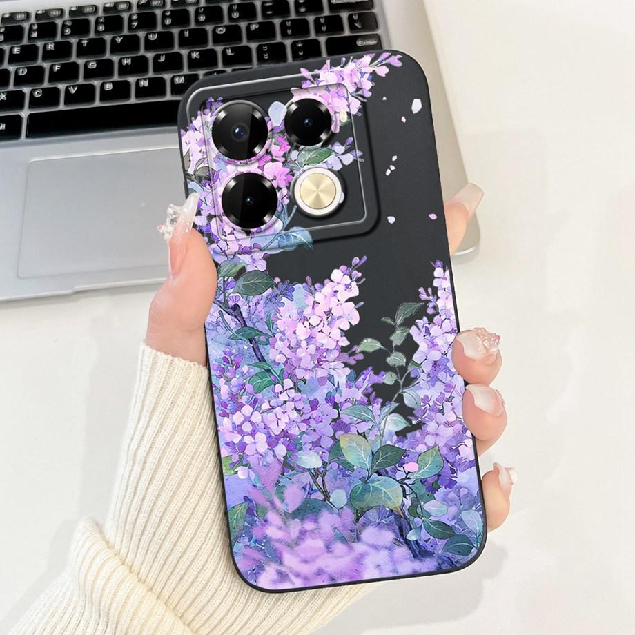 For Infinix Note 40 Pro Plus Coques Cover Luxury Liquid Silicone Soft Phone Case For Infinix Note 40 Pro 4G 5G Capa Women Style