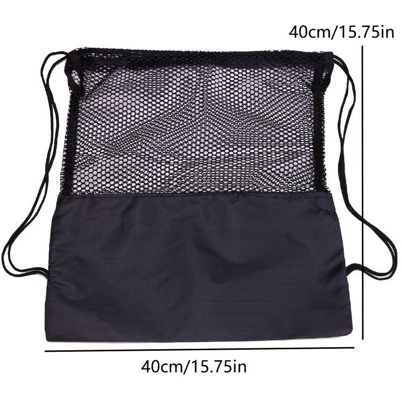 Sac en maille Sac à dos de rangement portable pour football Extérieur Basketball Volleyball Sacs de rangement multifonctionnels