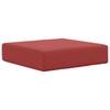 Outdoor Seat Cushion Burgundy 40 X 40 X 8 Cm 100percent Polyester