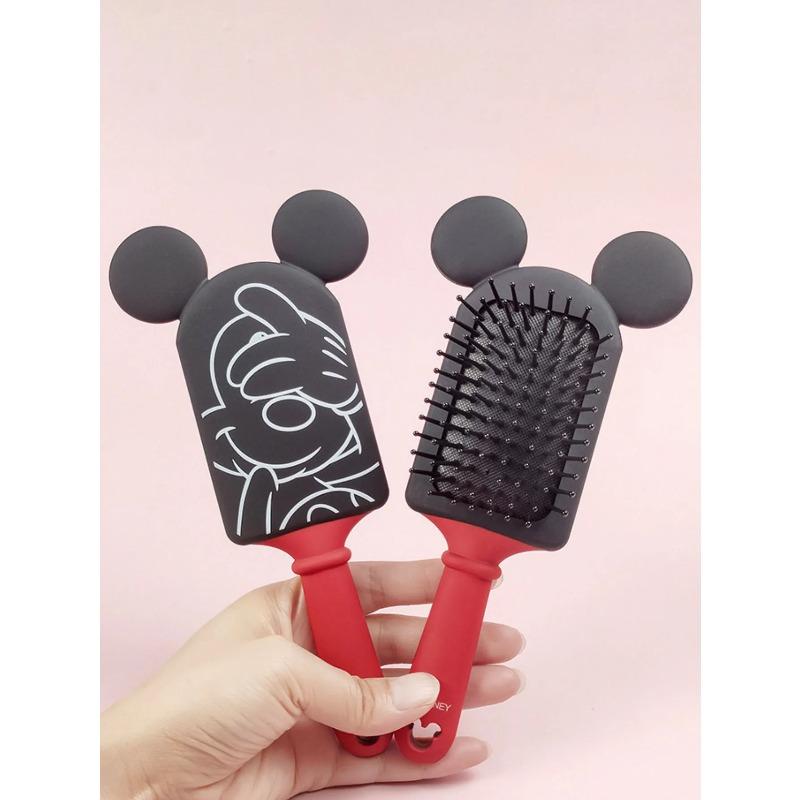Disney 1 Pack Mickey Mouse Minnie Pad Massage Comb Cartoon Comb Hair Brush Hair Tools Party Favor Perfect Christmas Gift