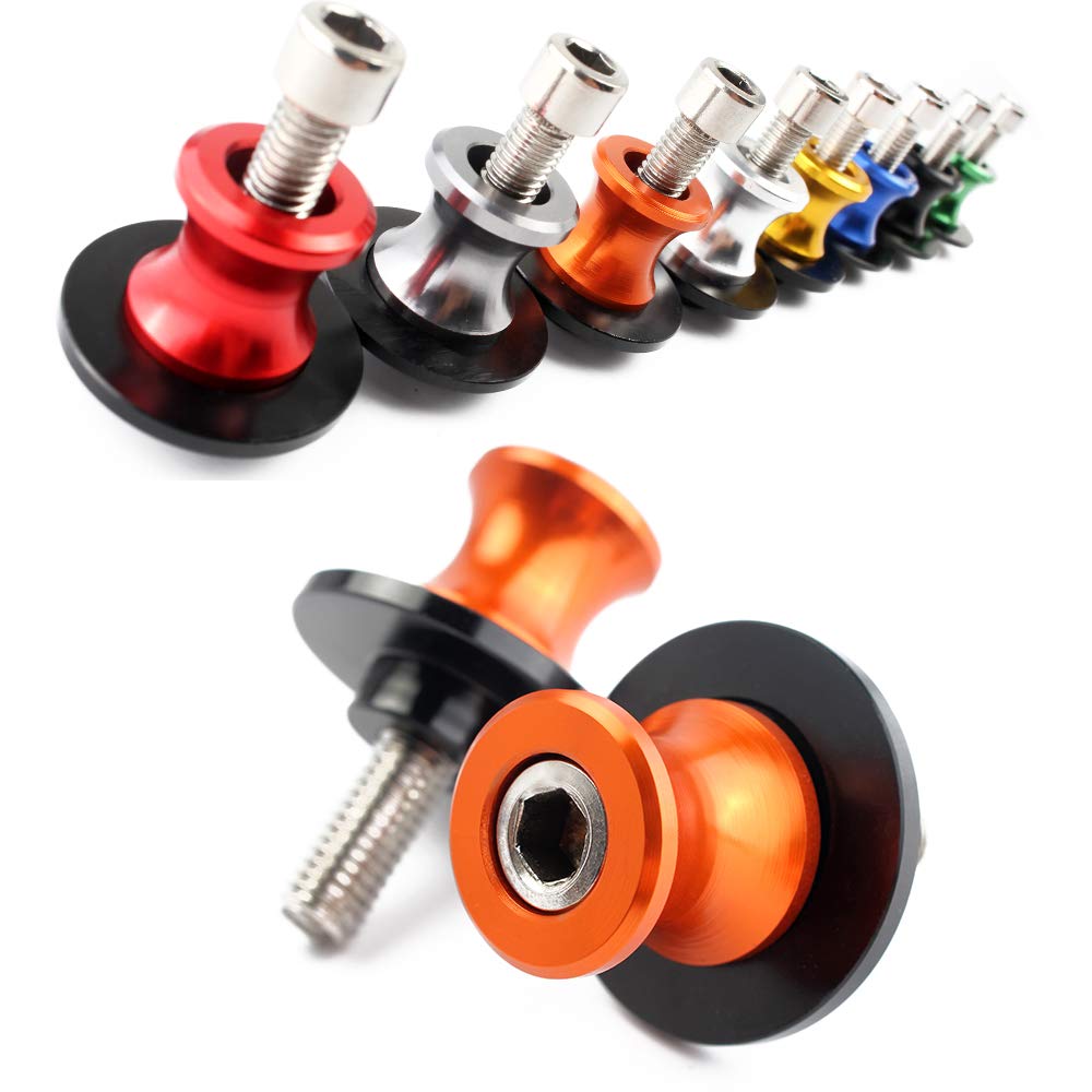 8mm M8*1.5 Motorcycle Swing Arm Spool Slider Stand Screw Compatible