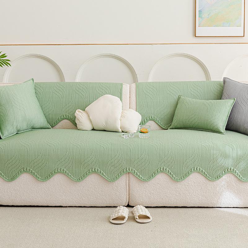 Summer New Cool One-Piece Combination Sofa Universal Simple Light Luxury Sofa Cushion Cover Cloth