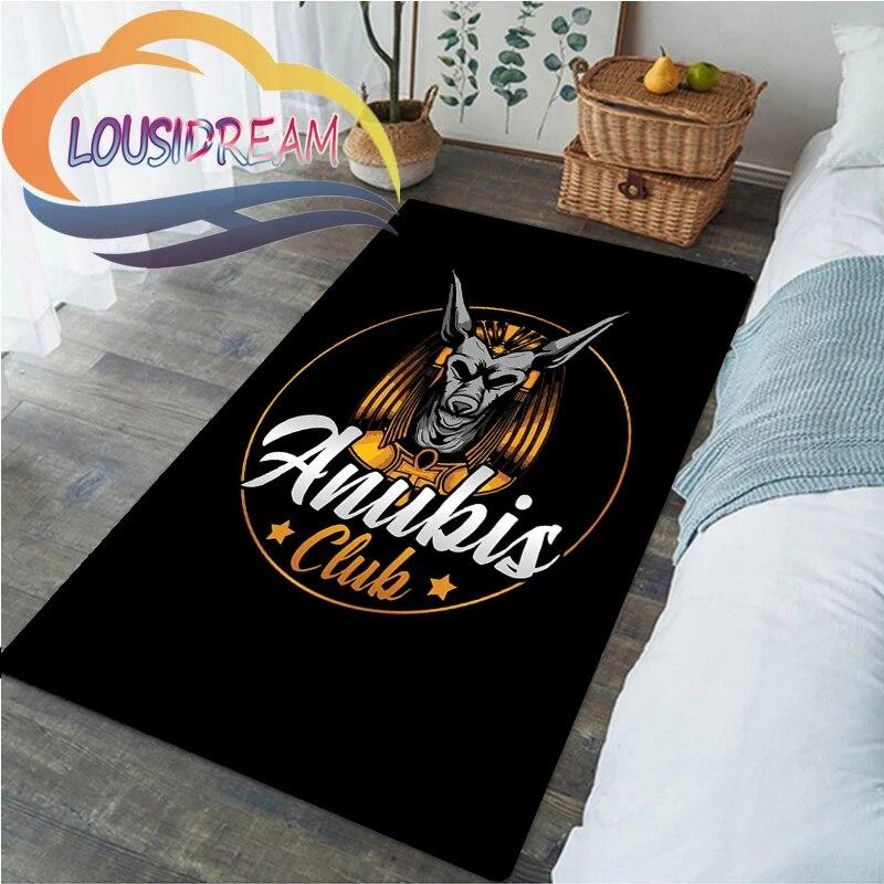 Horus Zeul egiptean antic Ochiul Egiptului Faraonul Anubis fata. Sufragerie moale Covor Acasă Covoraș copii