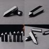 100 Obsidian Natural Black Quartz Crystal Stone Point Healing Wand Hexagonal