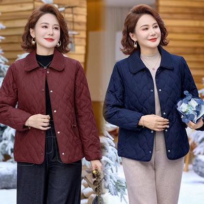New Women's Padded Jacket Warm Short Casual Lapel Padded Jacket