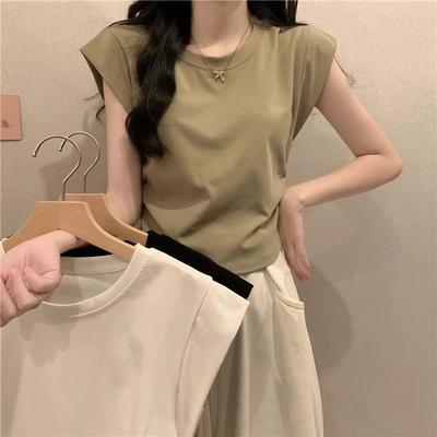 Sommer Lässig Lockeres T-Shirt Damen Streetwear Harajuku einfarbig Allround-Passform Kurzarm T-Shirts für Damen Y2k Oberteile Vintage-Kleidung