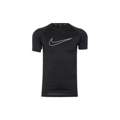 Haut de Fitness à Manches Courtes d'Entraînement Respirant avec Impression Logo pour Homme Tops Noir DD1993-010
