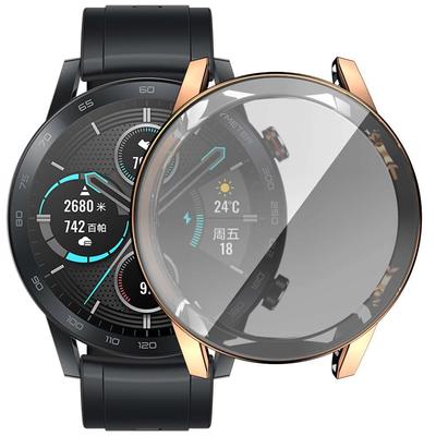 Slim Smart Watch Accessories Soft Screen Protector 360 Full Cover TPU Watch Case Plating For Honor Magic Watch 2 46mm