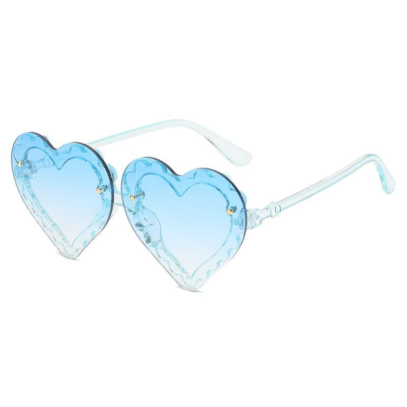 Children'S Concave Shape Versatile Love Sunglasses, Men'S And Women'S Baby Uv-Proof Glasses, Sunglasses