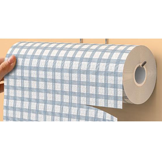 WTEMPO 3-Roll Kitchen Paper Towels Water/Oil Absorbent Wet Dry Dual Use Food Grade Tear-off Reusable Washable Lazy Rag Dishwashing Cloth