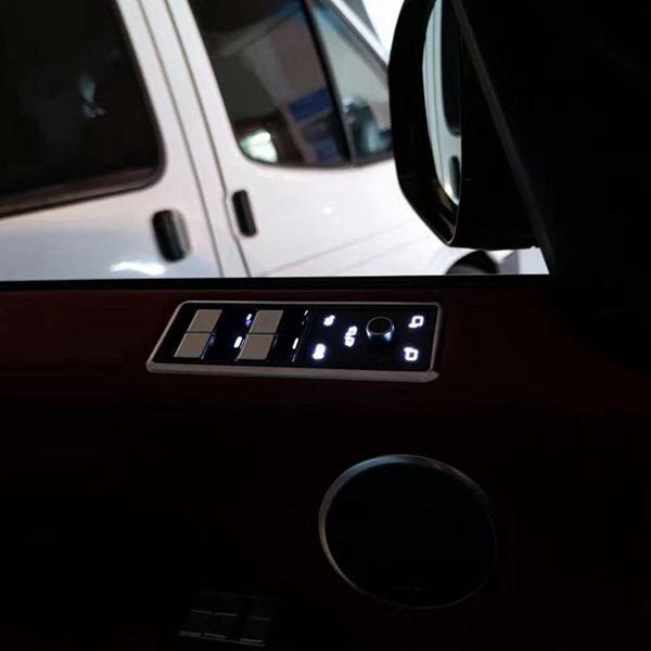 6 Stuks LCD Raamhefknoppen voor Land Rover Range Rover, Sport, Discovery, Executive (Oude naar Nieuwe Modellen)