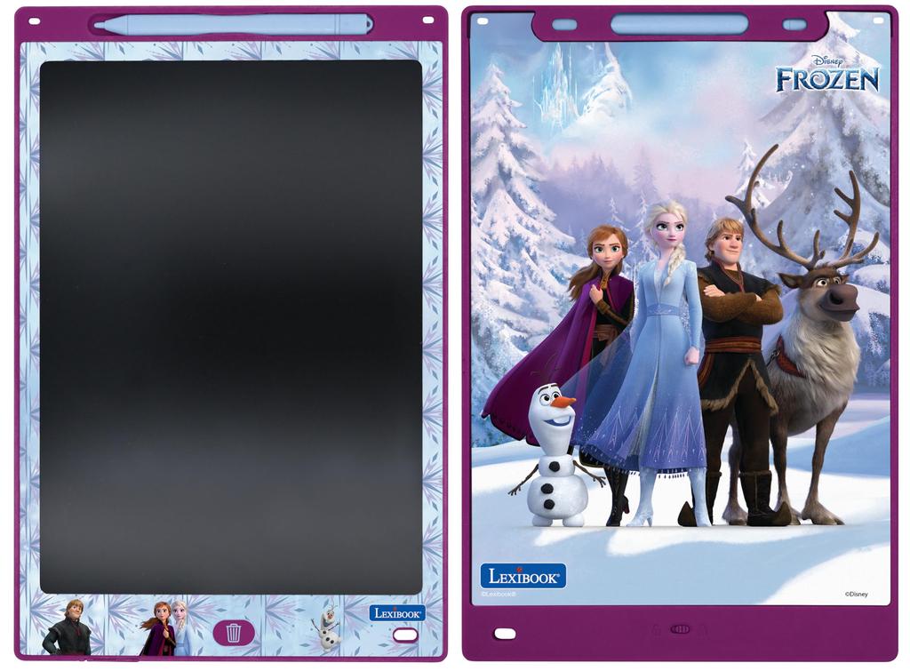 Lexibook Frozen Drawing Tablet Board, Draw and Erasable, CRT10FZ, Authentic