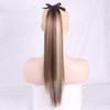 XINRAN 22" Long Silky Straight Synthetic Drawstring Ponytail Clip In Extension High Temperatur Fiber
