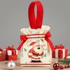 1-5pcs Christmas Drawstring Candy Bag New Year Gift Bags Party Gift Pouch Holiday Treat Sack Reusable Festive Favor Bag for Kids