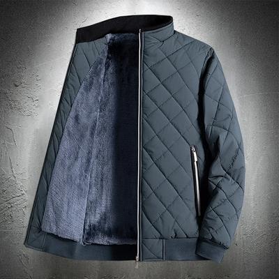 2024 männer Baumwolle Gefütterte Jacken Winter Männer Fleece Jacke Verdicken Warme Mäntel Leichte Männer Streetwear Stepp Jacke