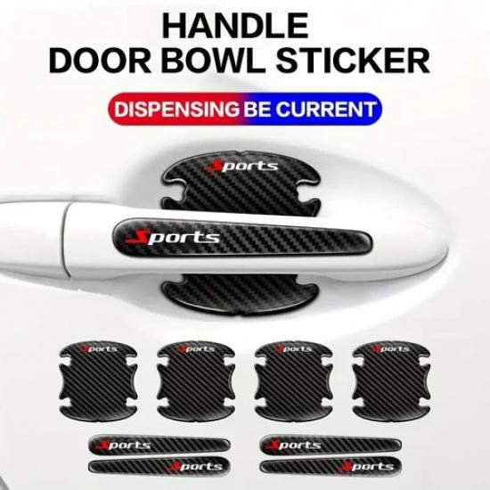 For Mazda 3 Car Accessories Door Handle Bowl Sticker Protector Anti Scratch Trim