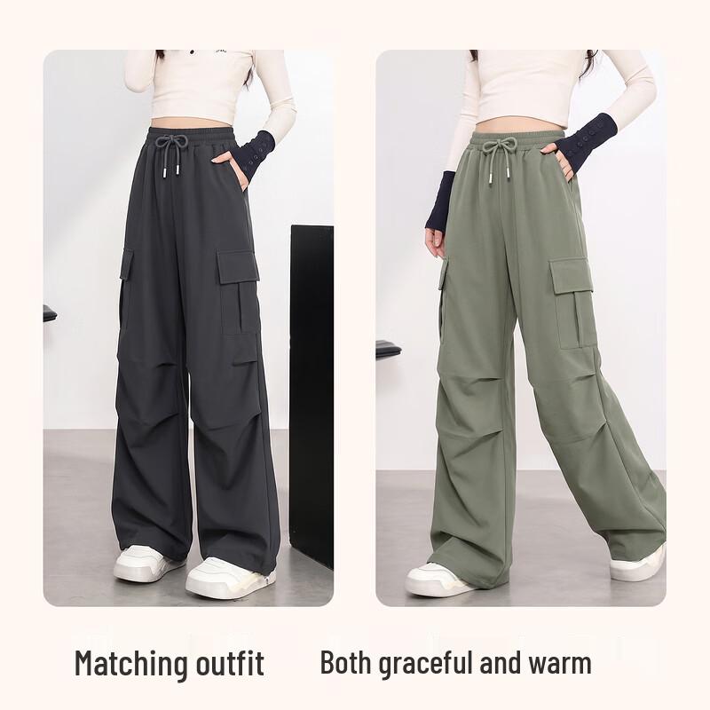 Baleno Women's Windproof Waterproof Fleece-Lined Cargo Pants
