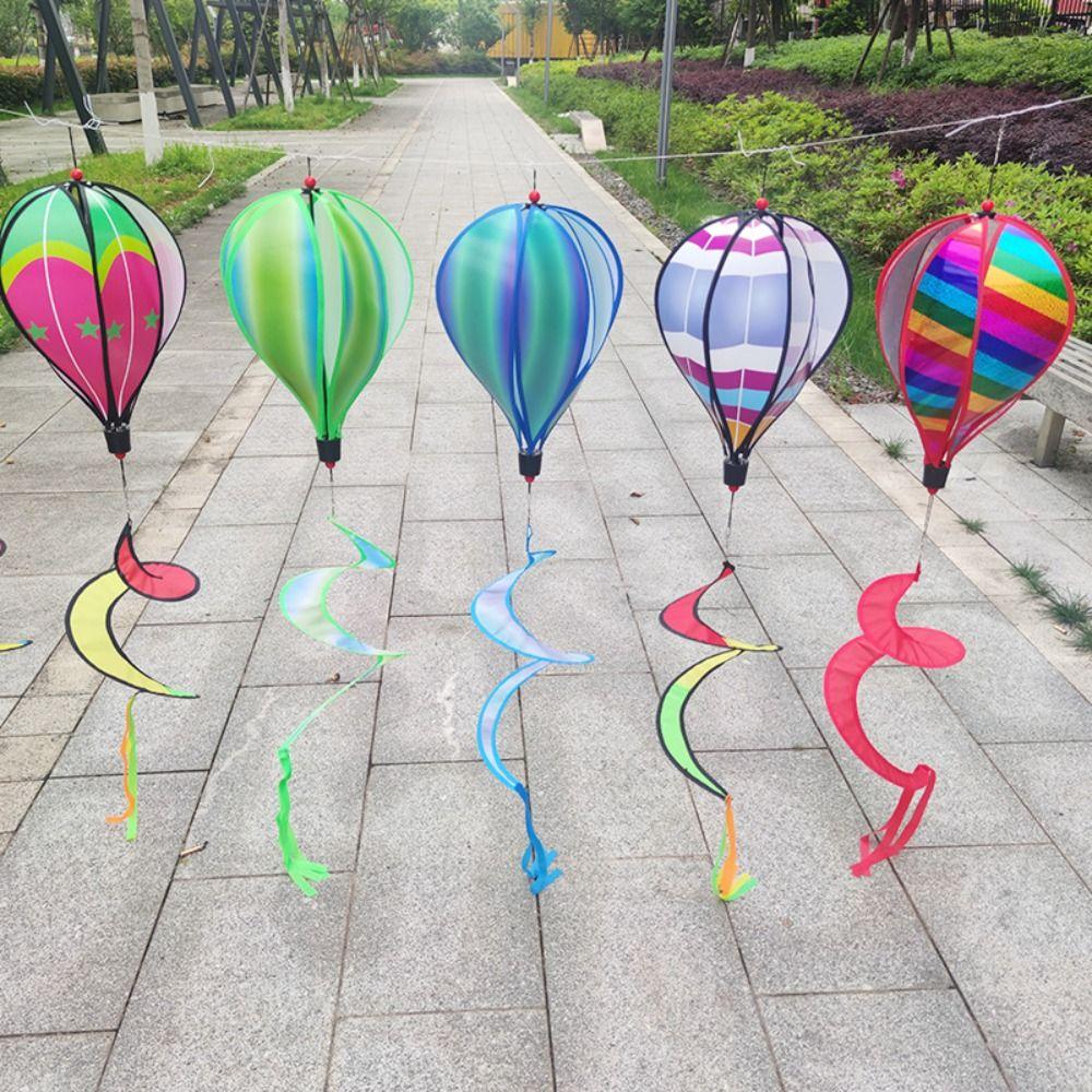 Strip Style Hot Air Balloon Wind Spinner Wind Chime Children's Toys  Kindergarten