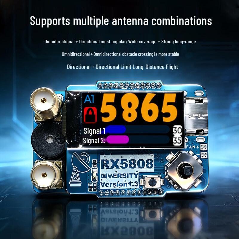 Modulo Ricevitore FPV Dual Antenna GYFPV RX5808