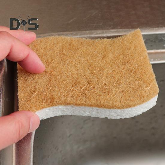 12 szt. Naturalna gąbka kuchenna ze szorowarką kokosową Biodegradowalna Kompostowalna Celulozowa gąbka do naczyń Niezbędny element wyposażenia kuchni domowej