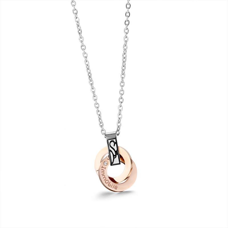 Titanium Steel Couple Necklaces - Colorfast, High-Quality Unisex Pendants