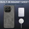 Xiaomi 15T/Mi 14T Pro Leather Silicone Magnetic Buckle Case – Unisex Full Coverage Drop Protection