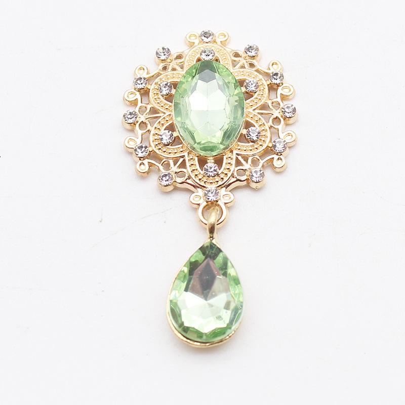 Engood 50Pcs Glass Rhinestone Pendant Button Wedding Sewing Trim & Embellishments Craft DIY Clothing Brooch Decoration Crafts