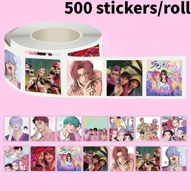 Demon Hunters Kpop Graffiti Sticker Card Roll Stickers Diy Water Decoration Cup