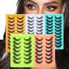 2026 Thick Whole-piece False Eyelashes, One-piece Thick European and American Big Eyes Curled Eyelashes