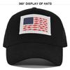 Vintage American Flag Mesh Baseball Cap For Men Women Snapback Comfortable Adjustable Fashion Hip Hop Outdoor Sun Protection Hat