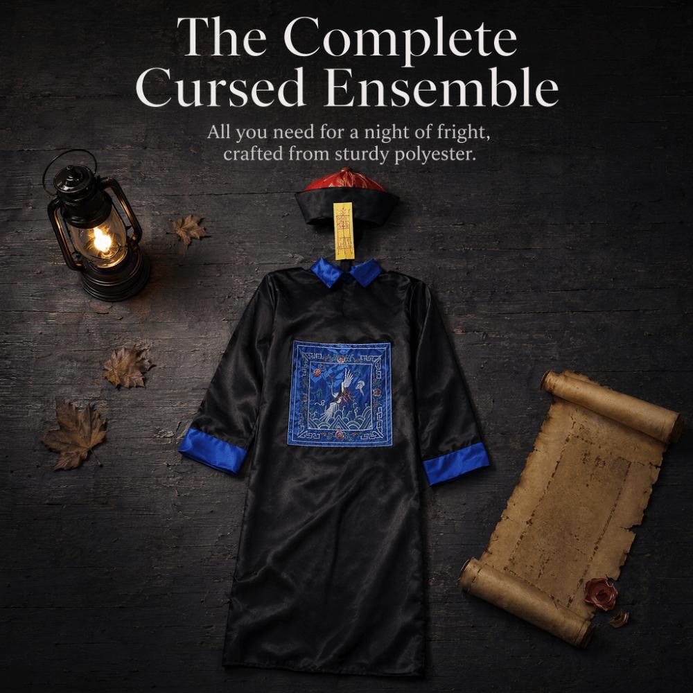 Qing Dynasty Officials Chinese Zombie Costume Role Play Cosplay Costume Stage Drama