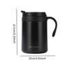 Camping-Kaffeemaschinen-Set Kaffeetasse Isolierte Kaffeetasse mit Kaffee-Dripper für Wandern Camping Outdoor Rucksackreisen Home Office
