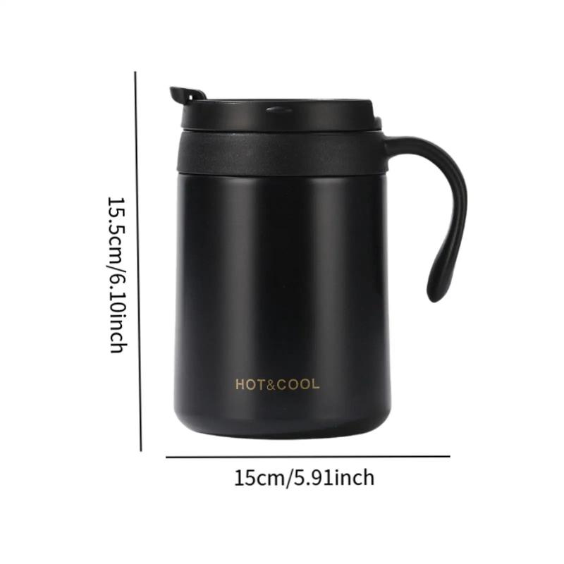 Camping-Kaffeemaschinen-Set Kaffeetasse Isolierte Kaffeetasse mit Kaffee-Dripper für Wandern Camping Outdoor Rucksackreisen Home Office