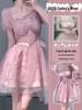 2025 Summer French Fashion Sequin Mesh Dress: Sweet, Gentle, Slimming Style for Women
