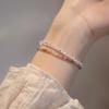 Women's Natural Tourmaline Non-Fading Beaded Bracelet: Washable, Stackable, Fresh, Sweet Style