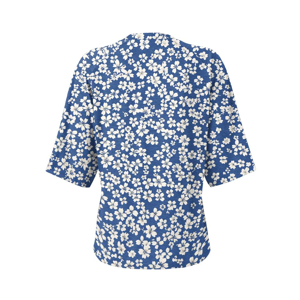 Women's Post-operative Short-sleeved  Color Shirt With Four Pockets