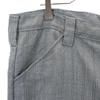 VINTAGE 70s Striped Pattern Pants Gray Men's Used
