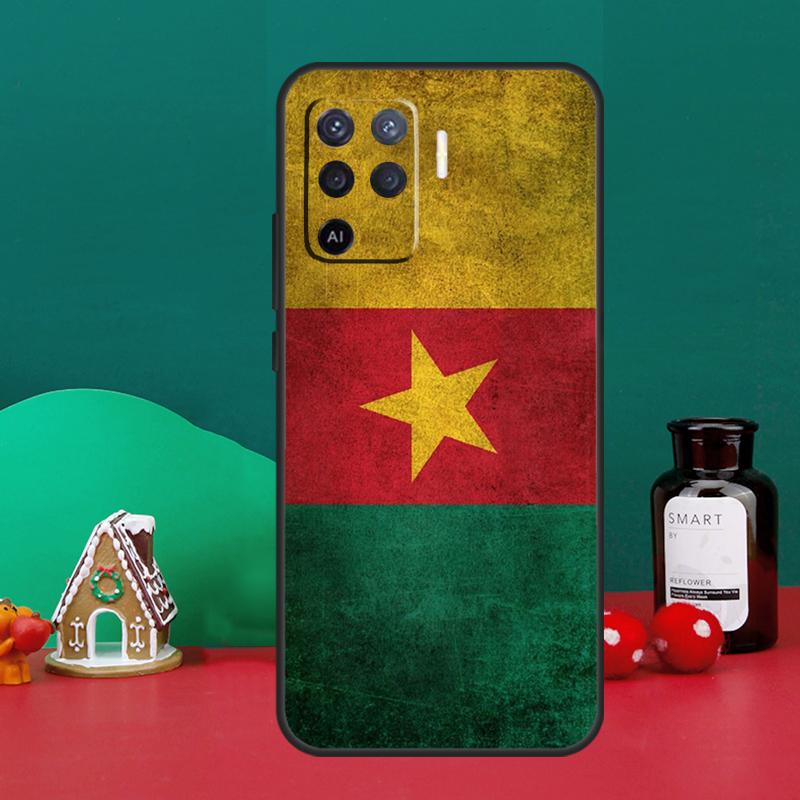 Republic of Cameroon Flag Case For Oppo A40 A60 A80 A6 A5 Pro A15 A16 A17 A57 A94 A74 A54 A76 A96 A18 A38 A58 A78 A98