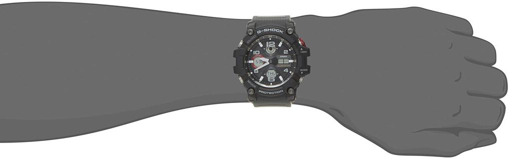 Casio G-Shock MUDMASTER Radio-Controlled Solar Watch GWG-100-1A8JF Men's Gray [Official Japanese Product]