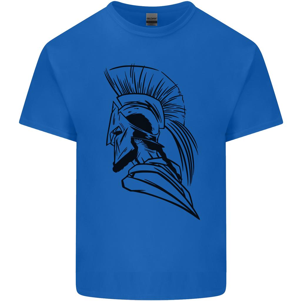 Spartan Helmet Training Bodybuilding MMA Unisexs Light Cotton TShirt