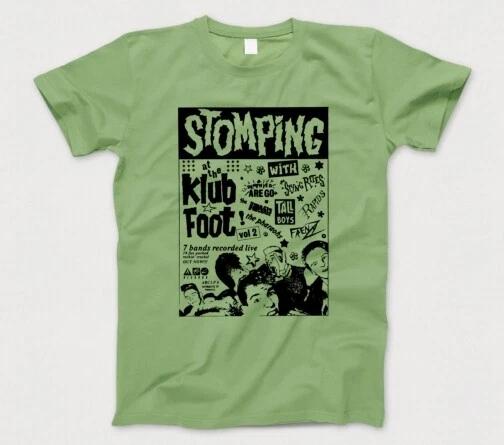 

Stomping At The Klub Foot T Shirt 656 Nightclub Poster Punk Rock Psychobilly New L