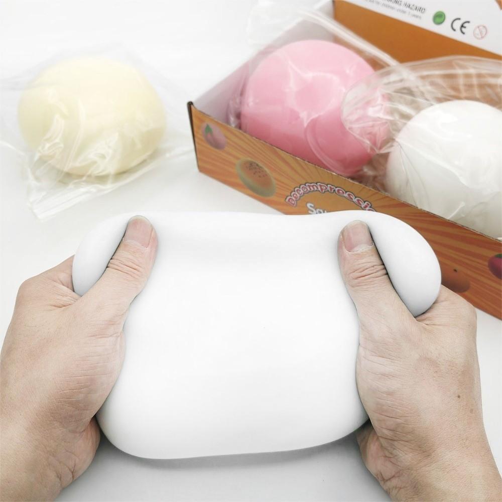 

New 10cm Size Fluid Cheese Ball Anxiety Relief Anti-Stress Squeeze Toy Slow Rebound Giant Slow Rebound Ball Travel Companion