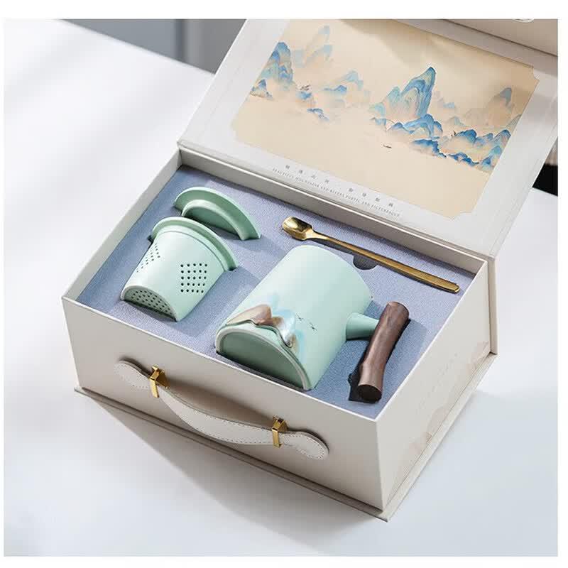Pinjian Chinese Style Ceramic Tea Set