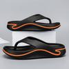 Fashion 2025 Summer Slippers Men Flip Flops Thick Soled EVA Soft Slides For Men Non-Slip Fashion Sandals Outdoor Beach Summer Shoes