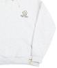 [Unisex] Flower Board Smile Hoodie_Melange White